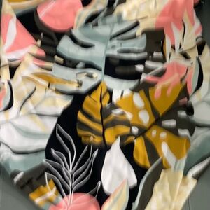 Tropical Leaf Print Calista Bathing Suit